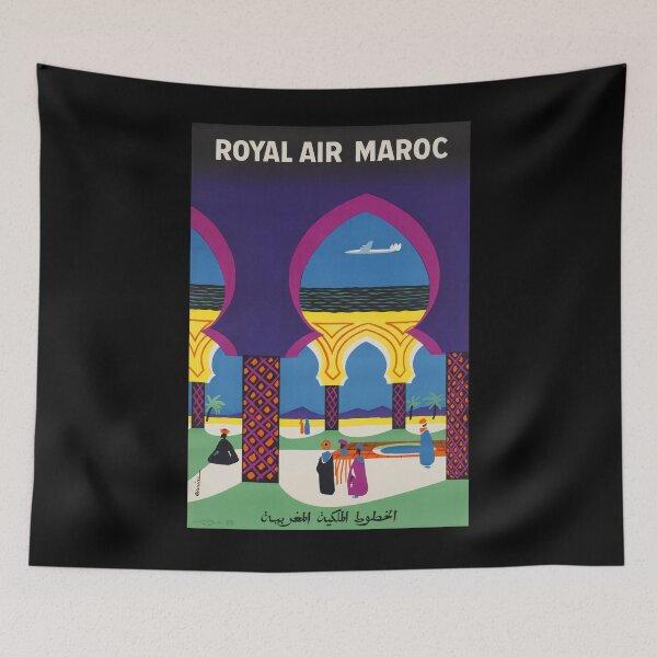 Artikelvorschau, Royal Air Maroc vintage travel poster entworfen und verkauft von stickart-marek.