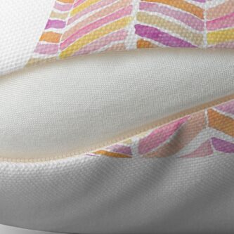 Alternate view of Watercolours soft mosaics Throw Pillow