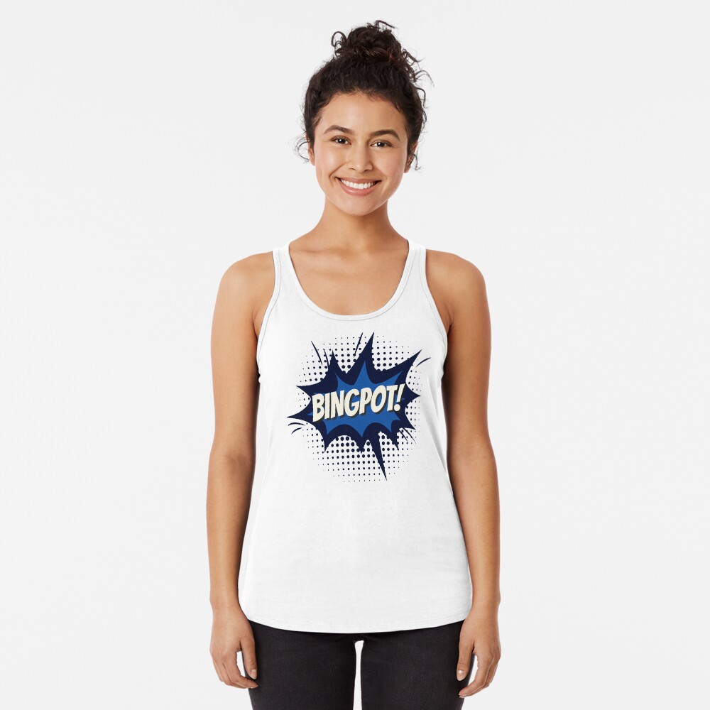Item preview, Racerback Tank Top designed and sold by justkidding-co.