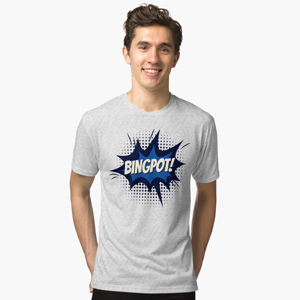 Item preview, Tri-blend T-Shirt designed and sold by justkidding-co.