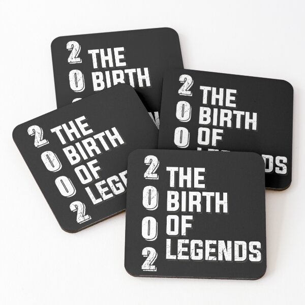 Item preview, Legend 2002 Birthday Quote born in funny designed and sold by shurikaner.