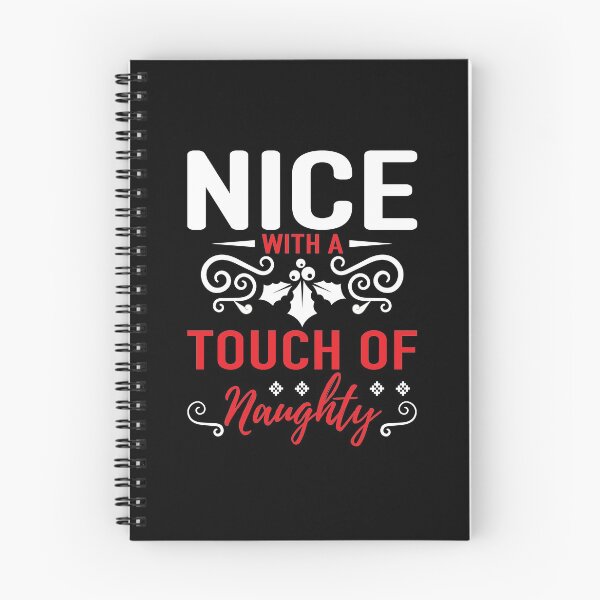 Item preview, Nice With a Touch of Naughty - Funny Christmas Gift designed and sold by ononno.