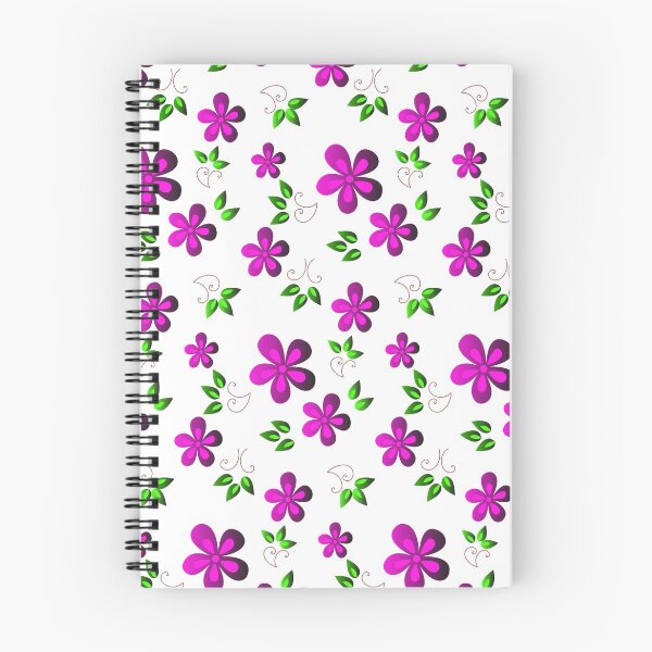 Artikelvorschau, Purple flower and leaf pattern entworfen und verkauft von fizi40.