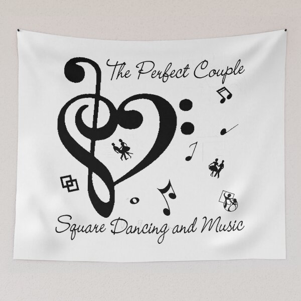 Item preview, Perfect Couple BLK designed and sold by Square Dancing Gifts & Merchandise.
