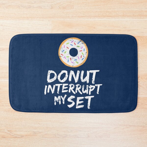Item preview, Donut Interrupt My Set Funny Novelty Weight Lifting Shirt designed and sold by 14thFloor.