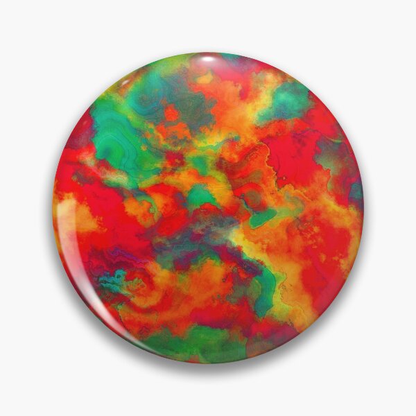 Item preview, Turquoise scarlet abstract ornament designed and sold by Kolinnaprint.