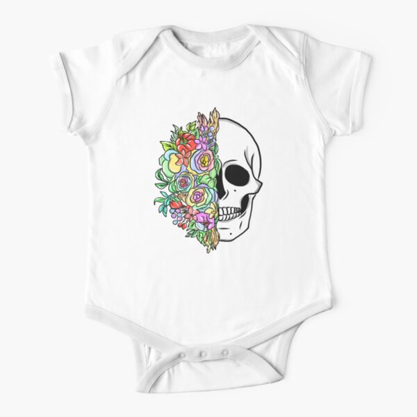 Kids Custom Day of the Dead Rose Skull T-Shirts Boys Girls Teenager Tee Shirt Children Youth Graphics Tees