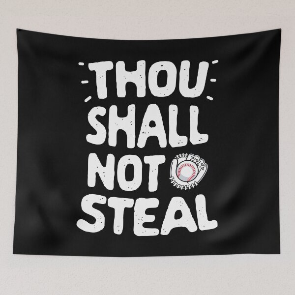 Item preview, Thou Shall Not Steal Baseball Shirt for Men Women Boys Girls Kids Softball Lover Gift designed and sold by LiqueGifts.