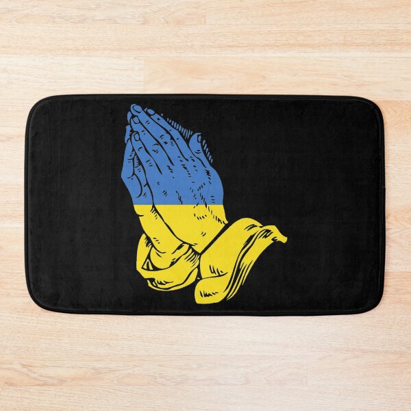 Item preview, Praying Hands Ukraine Flag  designed and sold by Kiwi-Tienda2017.