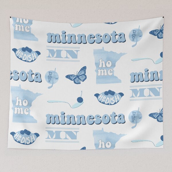 Item preview, Light Blue Watercolor Minnesota US State Pack designed and sold by The-Goods.