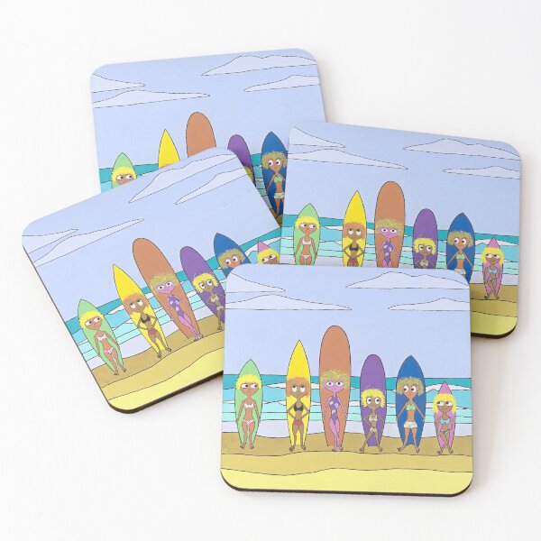 Item preview, Surfer Girls Boardriders designed and sold by Robert Wale.
