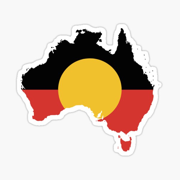 Aboriginal Flag Aboriginal Lives Matter Sticker