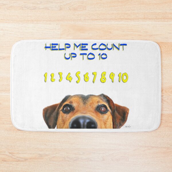 Item preview, Help Me Count To 10. Puppy. Educational & Fun. WallsOFFame designed and sold by WallsOfFameAust.