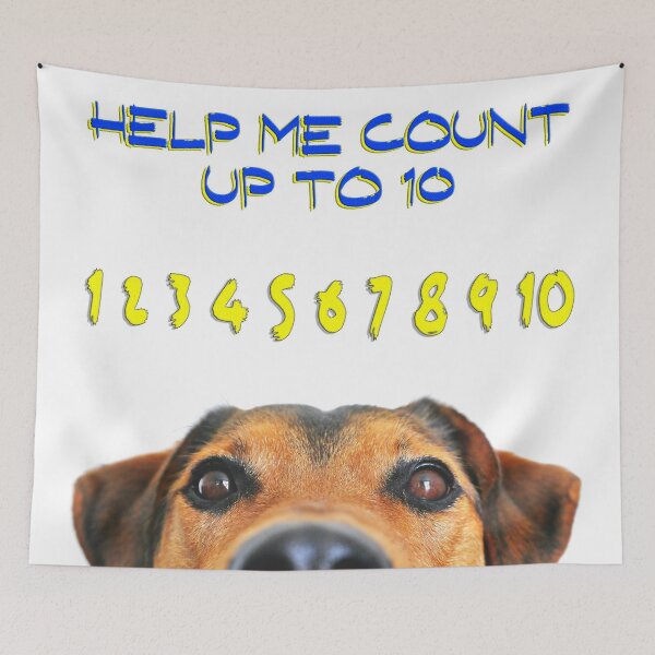 Item preview, Help Me Count To 10. Puppy. Educational & Fun. WallsOFFame designed and sold by WallsOfFameAust.