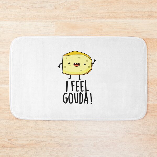 Item preview, I Feel Gouda Funny Cheese Puns  designed and sold by punnybone.