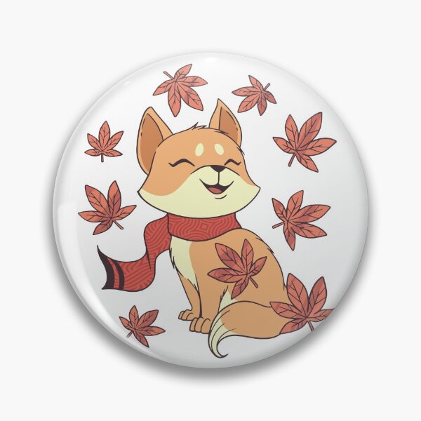 FALL FOX Pin