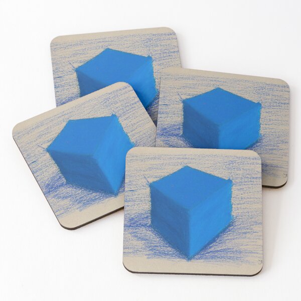 Item preview, A blue cube designed and sold by lion-house.