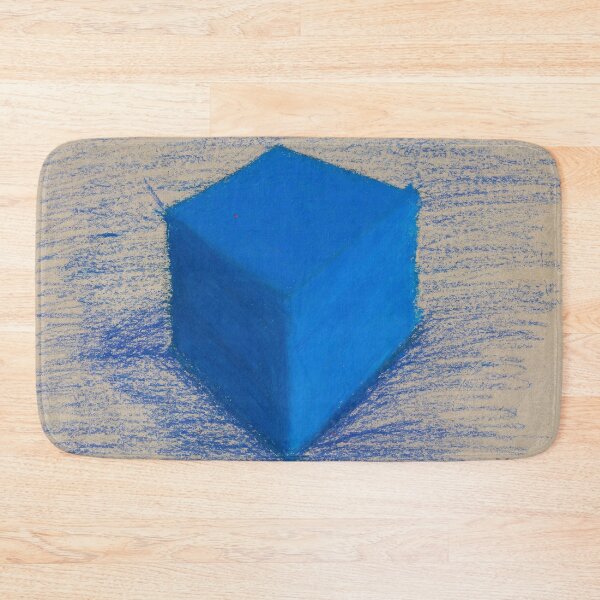 Item preview, A blue cube designed and sold by lion-house.