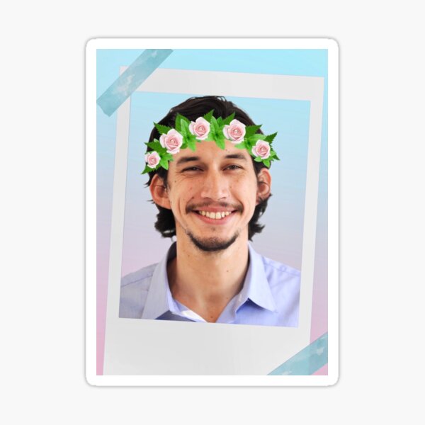 Vista previa del artículo con la obra «Flower Crown Adam», diseñado y vendido por allbangsandeyes.