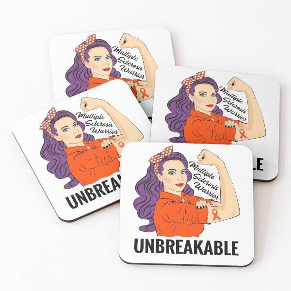 Item preview, Multiple Sclerosis Warrior Unbreakable Awareness designed and sold by ZNOVANNA.