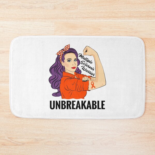 Item preview, Multiple Sclerosis Warrior Unbreakable Awareness designed and sold by ZNOVANNA.