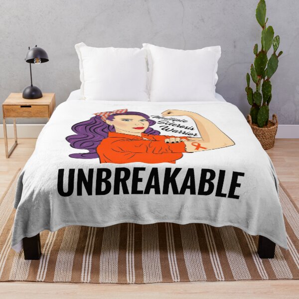 Item preview, Multiple Sclerosis Warrior Unbreakable Awareness designed and sold by ZNOVANNA.