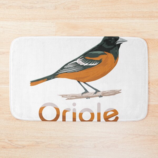 Item preview, Vintage Distressed Look Oriole Bird Vintage Design print designed and sold by Lisbob.