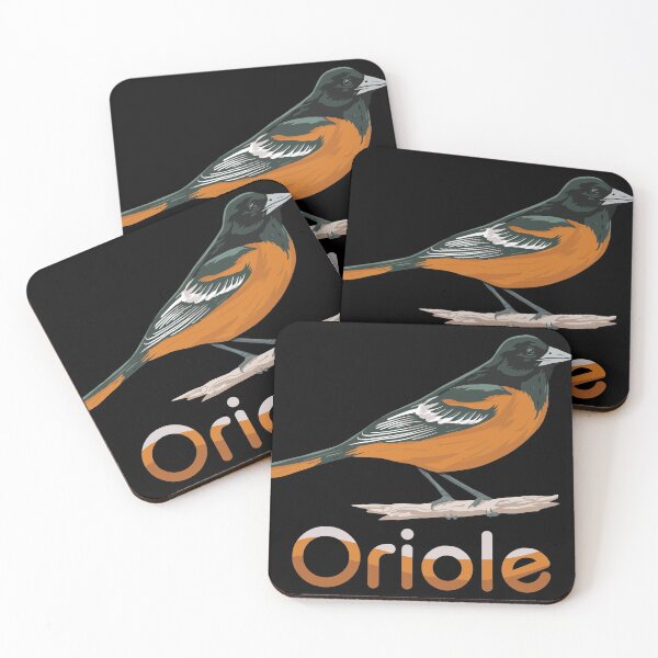Item preview, Vintage Distressed Look Oriole Bird Vintage Design print designed and sold by Lisbob.