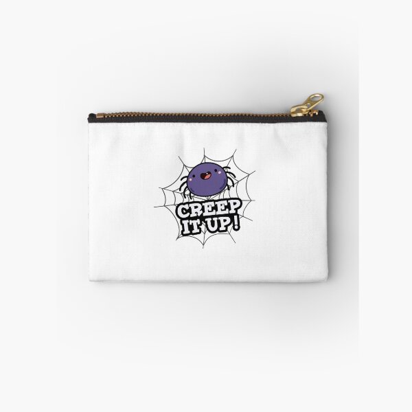 Item preview, Creep It Up Funny Positive Spider Puns  designed and sold by punnybone.