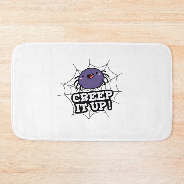 Item preview, Creep It Up Funny Positive Spider Puns  designed and sold by punnybone.