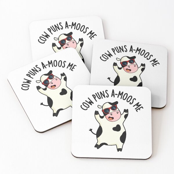 Item preview, Cow Puns Amoos Me Funny Cow Puns  designed and sold by punnybone.
