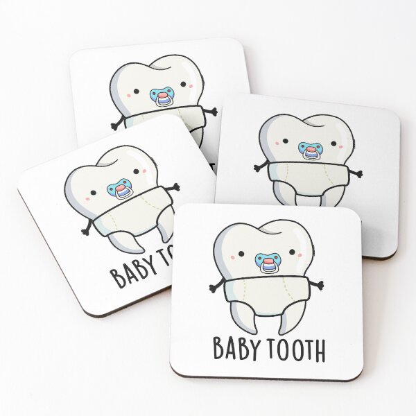Item preview, Baby Tooth Funny Dental Puns designed and sold by punnybone.
