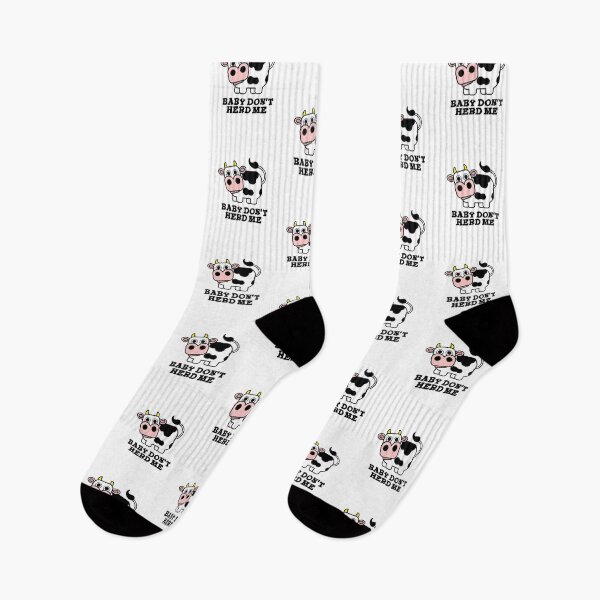 Item preview, Baby Don't Herd Me Funny Cow Puns  designed and sold by punnybone.