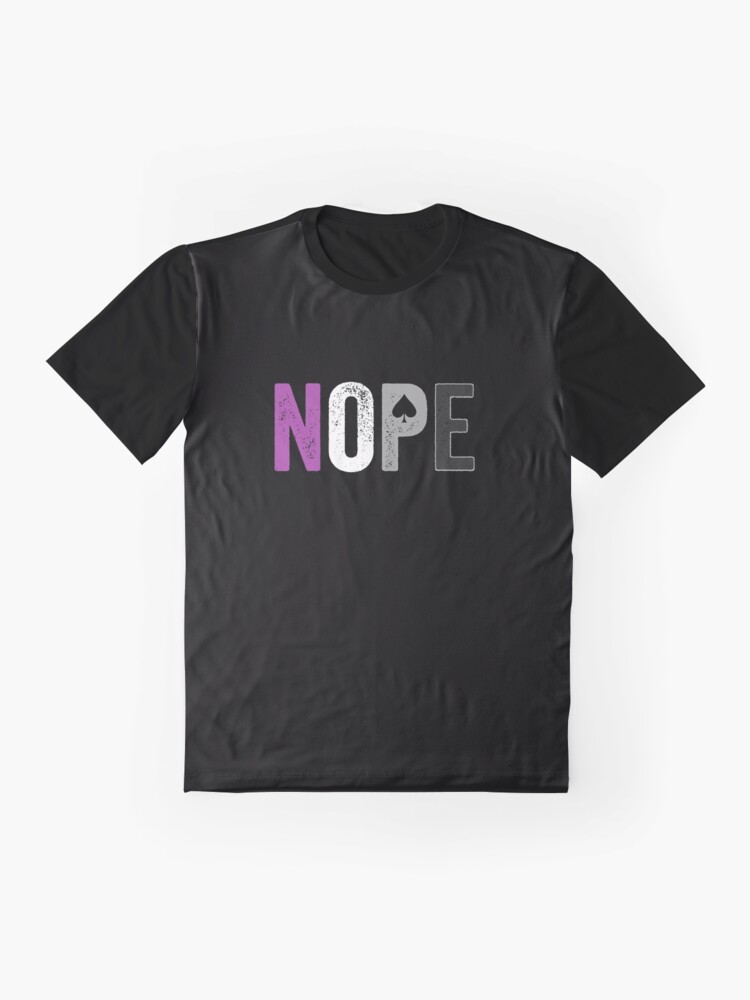 Nope Asexual Pride Shirt Asexuality Ace Flag Ally T T Shirt By 14thfloor Redbubble 5779