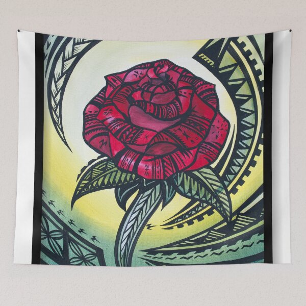 Item preview, tribal rose designed and sold by ARTSHACKPRINTS.
