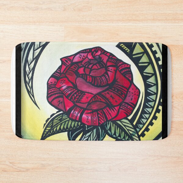 Item preview, tribal rose designed and sold by ARTSHACKPRINTS.