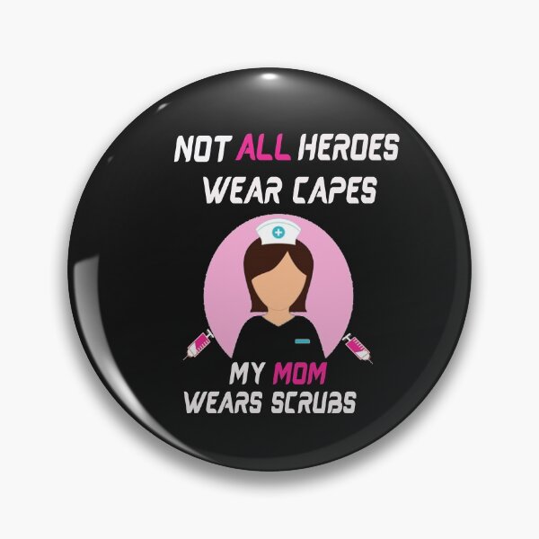 Item preview, not all heroes wear capes my mom wears scrubs Mom Gift T-Shirt T-Shirt designed and sold by bestdesigns2020.