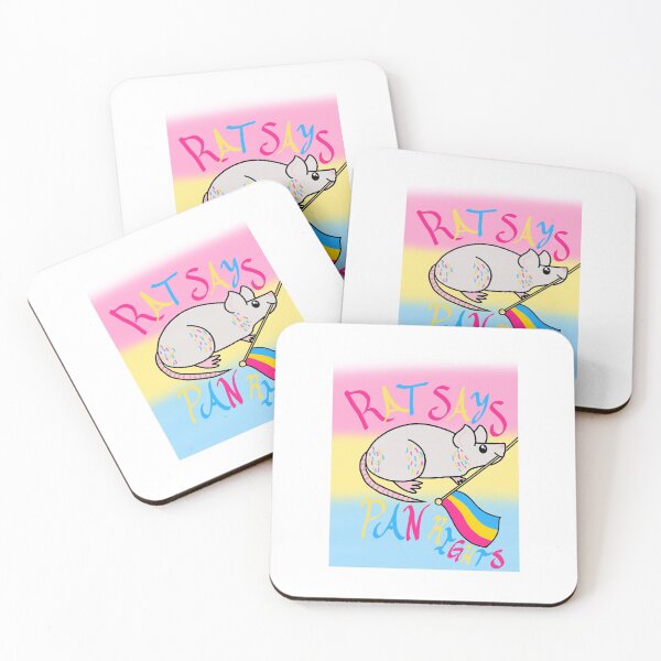 Item preview, Right says pan rights pastel flag background  designed and sold by gay-teen-artist.