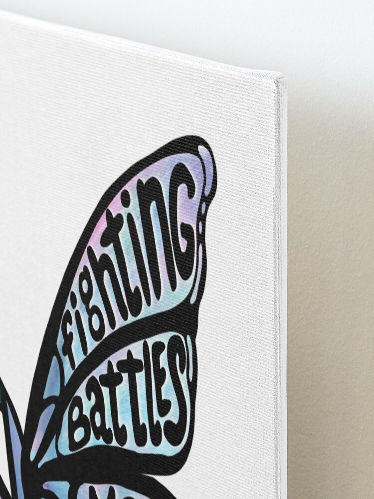 Alternate view of Butterfly - Fighting Battles You Can’t See Mounted Print