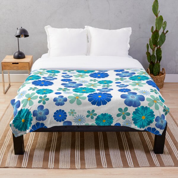 Item preview, ¡Muchas flores azules! ¡Maravilloso! designed and sold by Pinnypin.