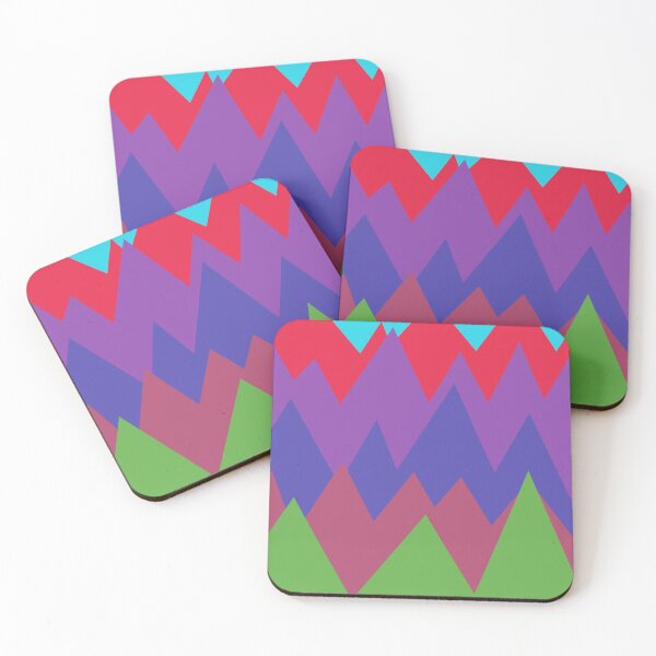 Item preview, Mountains of colorful shapes designed and sold by joe-mega.
