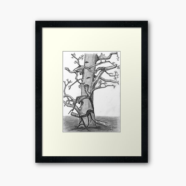 The Lone Tree Framed Art Print