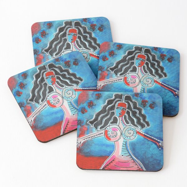 Item preview, YOUNG HAPPY COLORFUL WOMAN designed and sold by Nathalie CLEMENT.