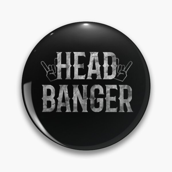 Item preview, Headbanger For Metalheads Horns Up designed and sold by playloud.