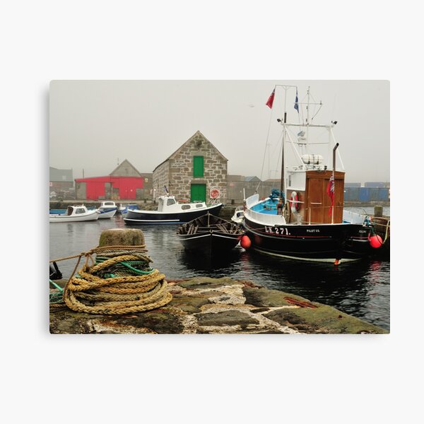 Hay's Dock, Lerwick, Shetland Canvas Print