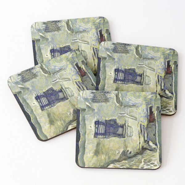 Item preview, Blue Door in Mykonos Greece KPA designed and sold by karynpeters.
