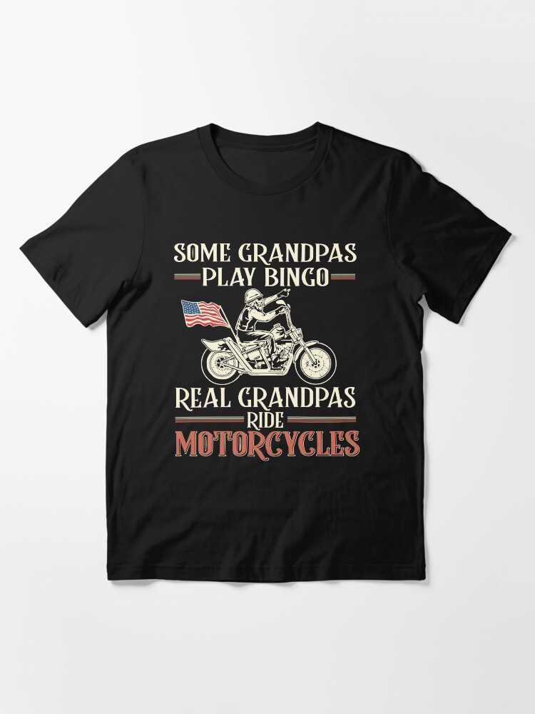 biker grandpa t shirt