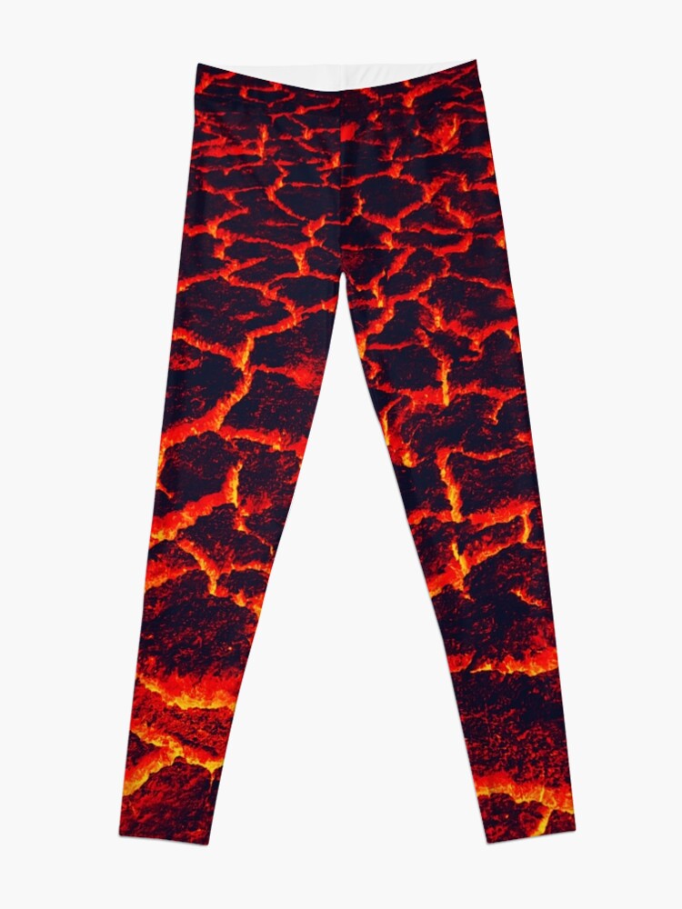Alternate view of active lava Leggings