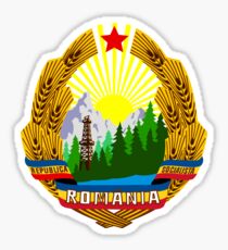 Emblem of Romania, 1965-1989 Sticker
