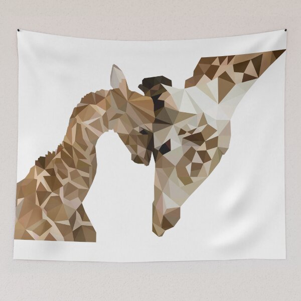 Item preview, Love between giraffes designed and sold by DoliqueraStudio.